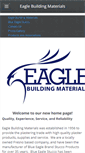 Mobile Screenshot of eaglebuildingmaterials.com